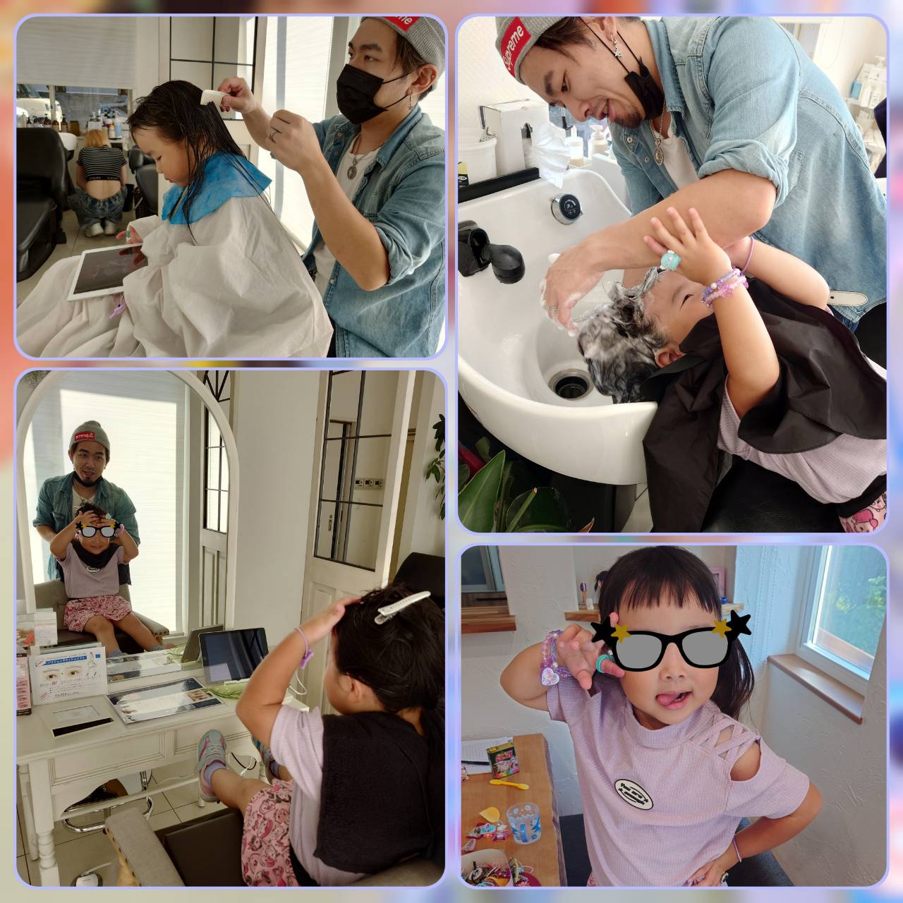 ヘアサロンデビュー♡
